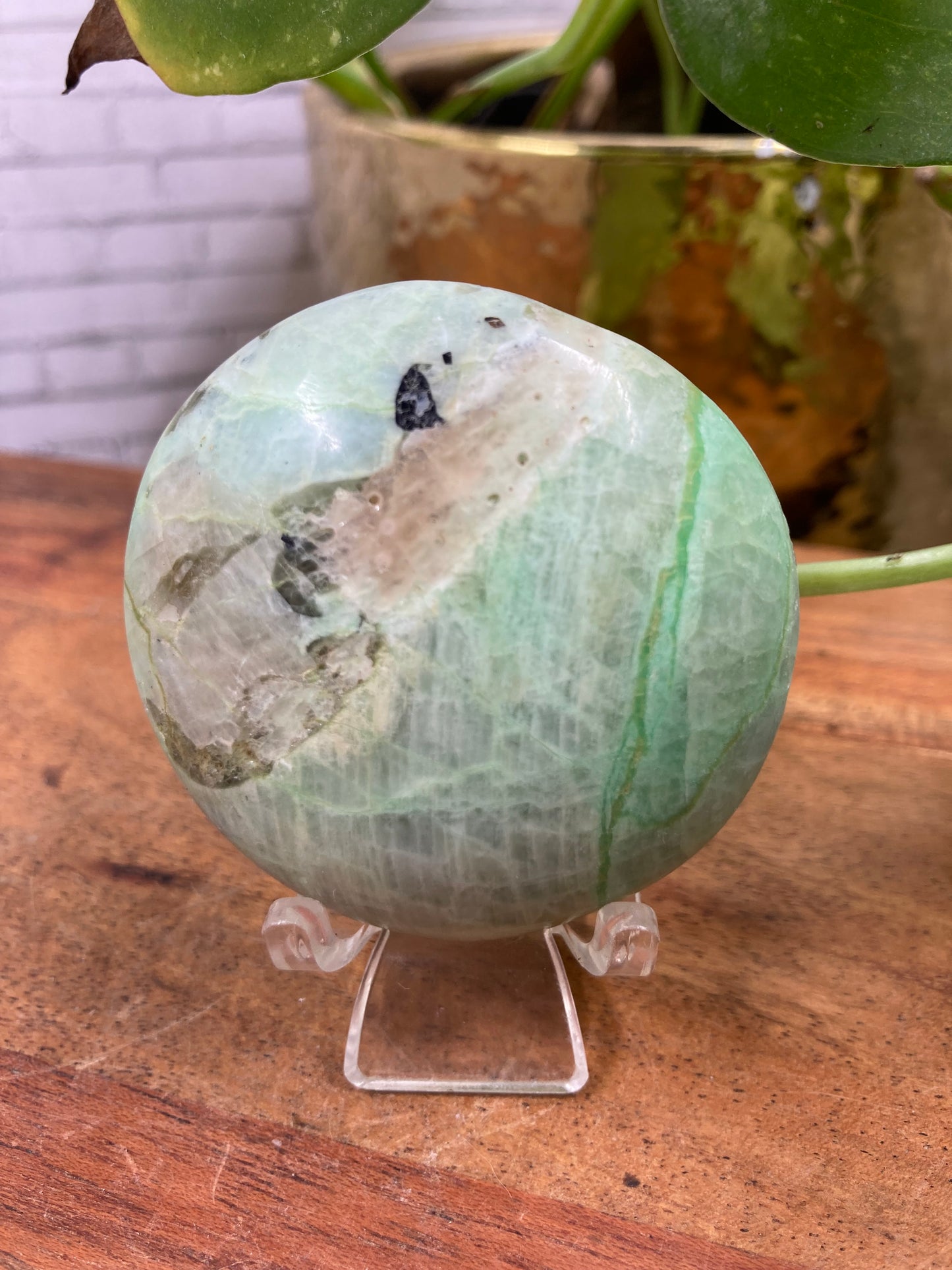 Green Moonstone Palmstones