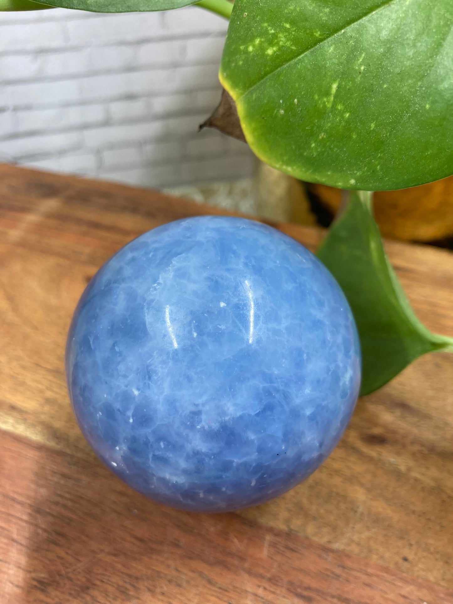 Blue Calcite Sphere