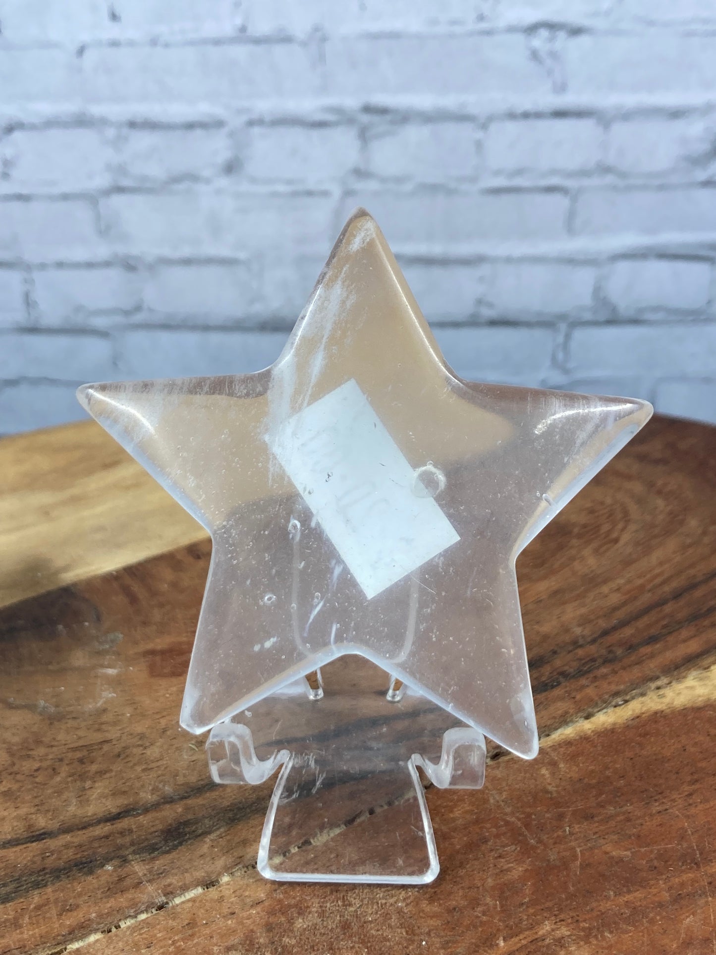 Clear Calcite Star