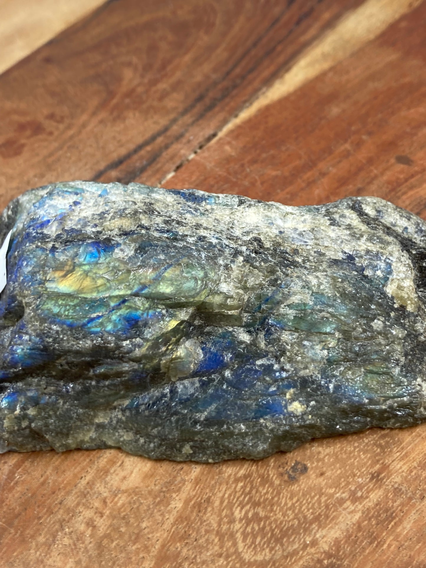 Labradorite Raw With Polished Side