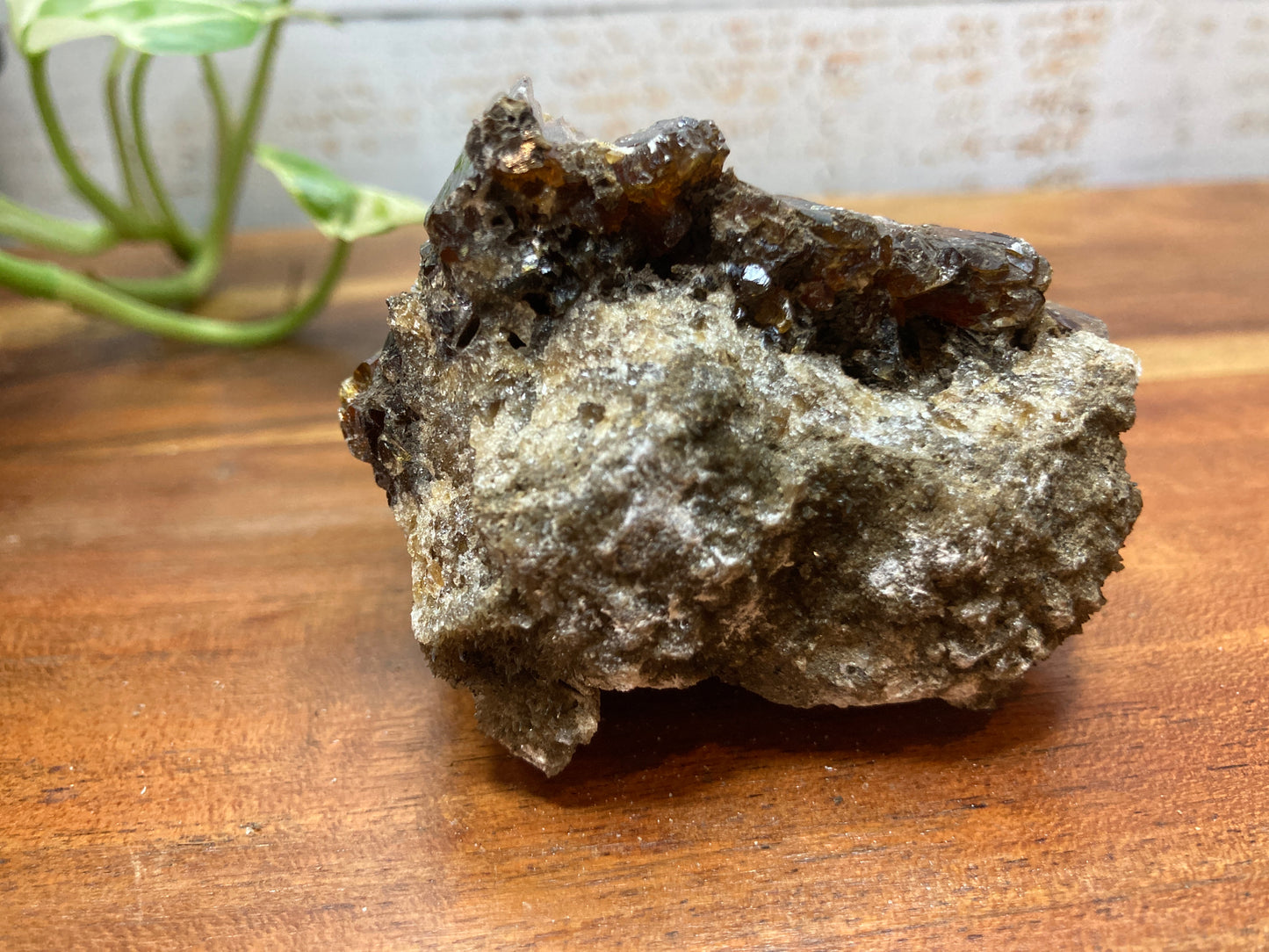 Amber Dogtooth Calcite