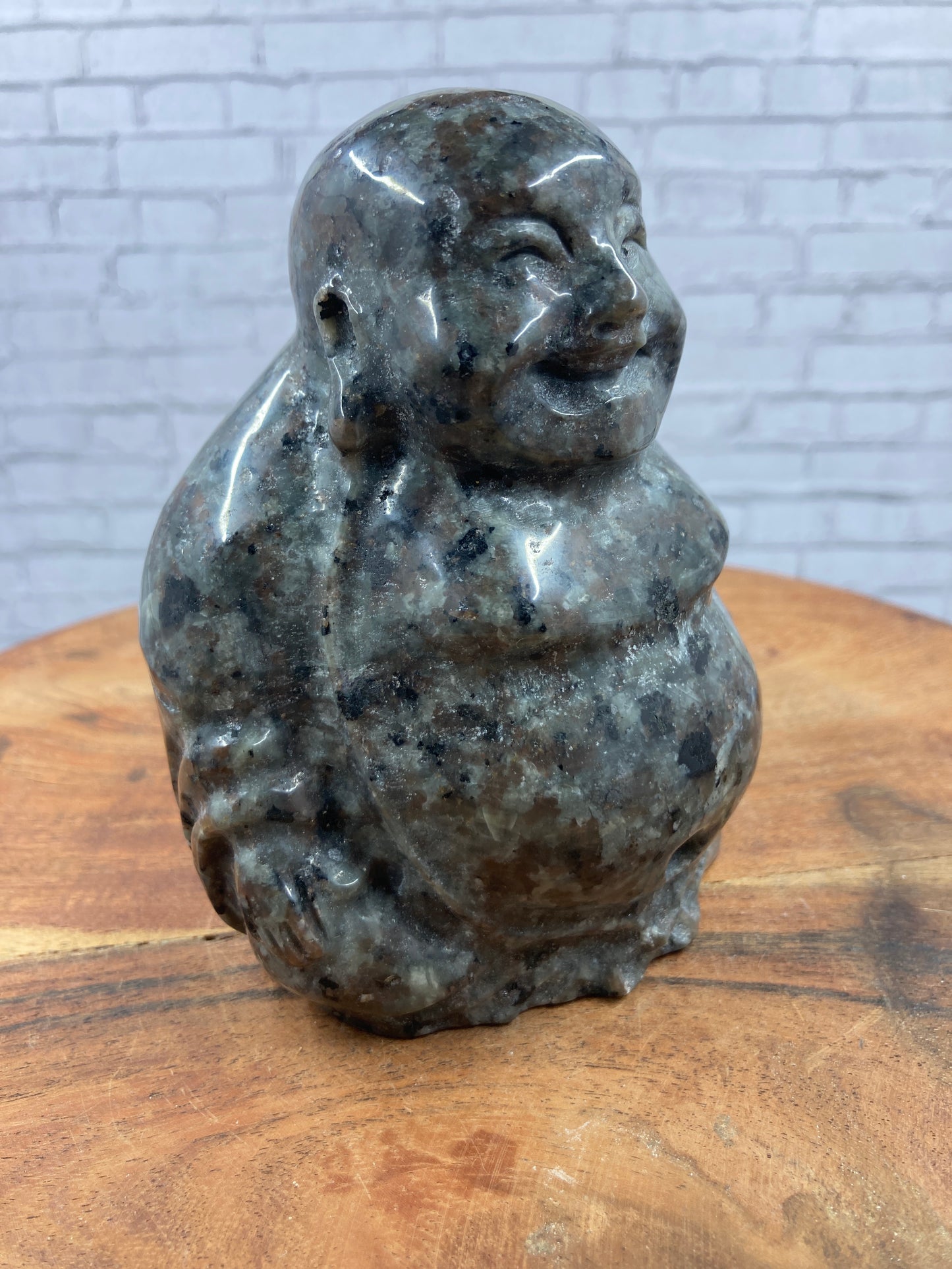 Larvikite Buddha
