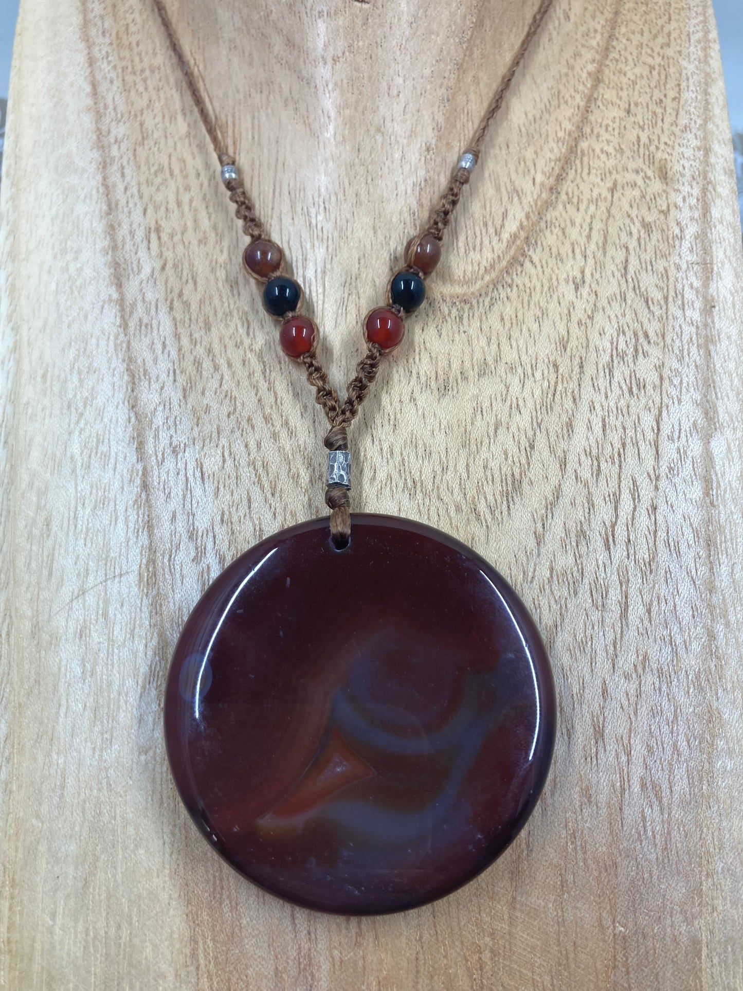 Carnelian Crystal macrame jewellery