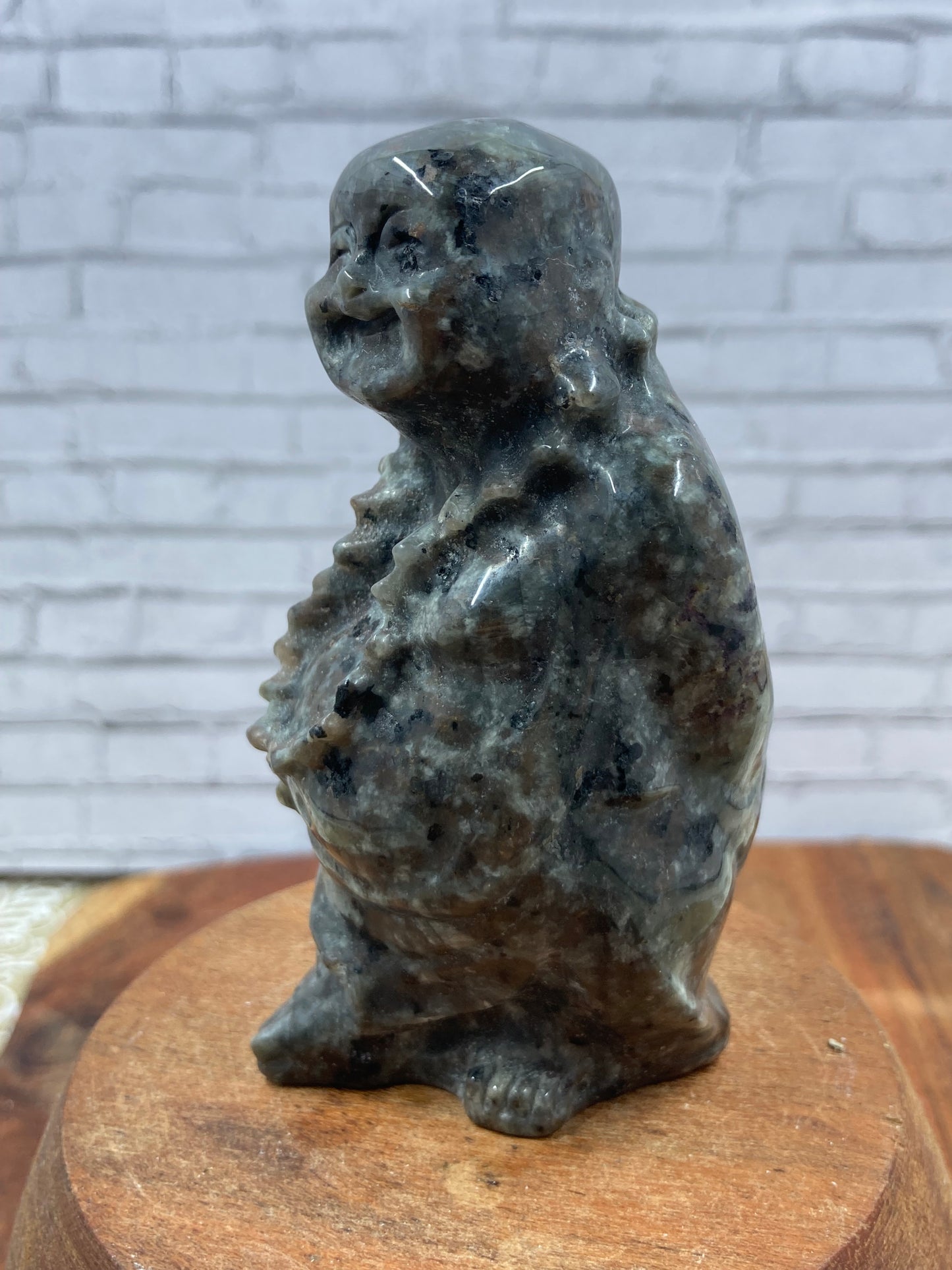Larvikite Buddha