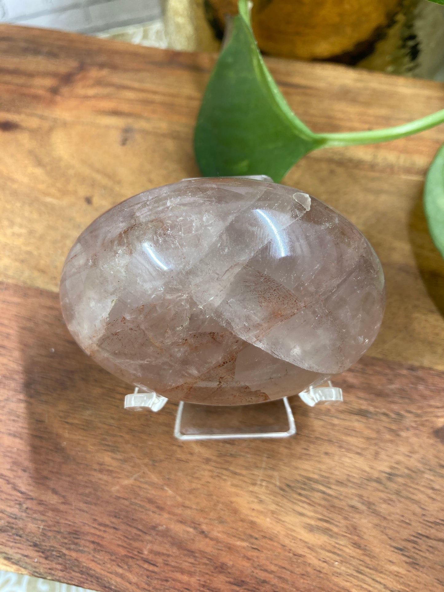 Fire Quartz Palmstone