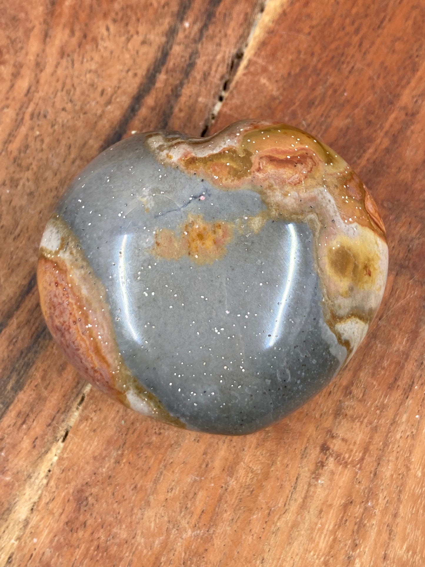 Polychrome Jasper Heart