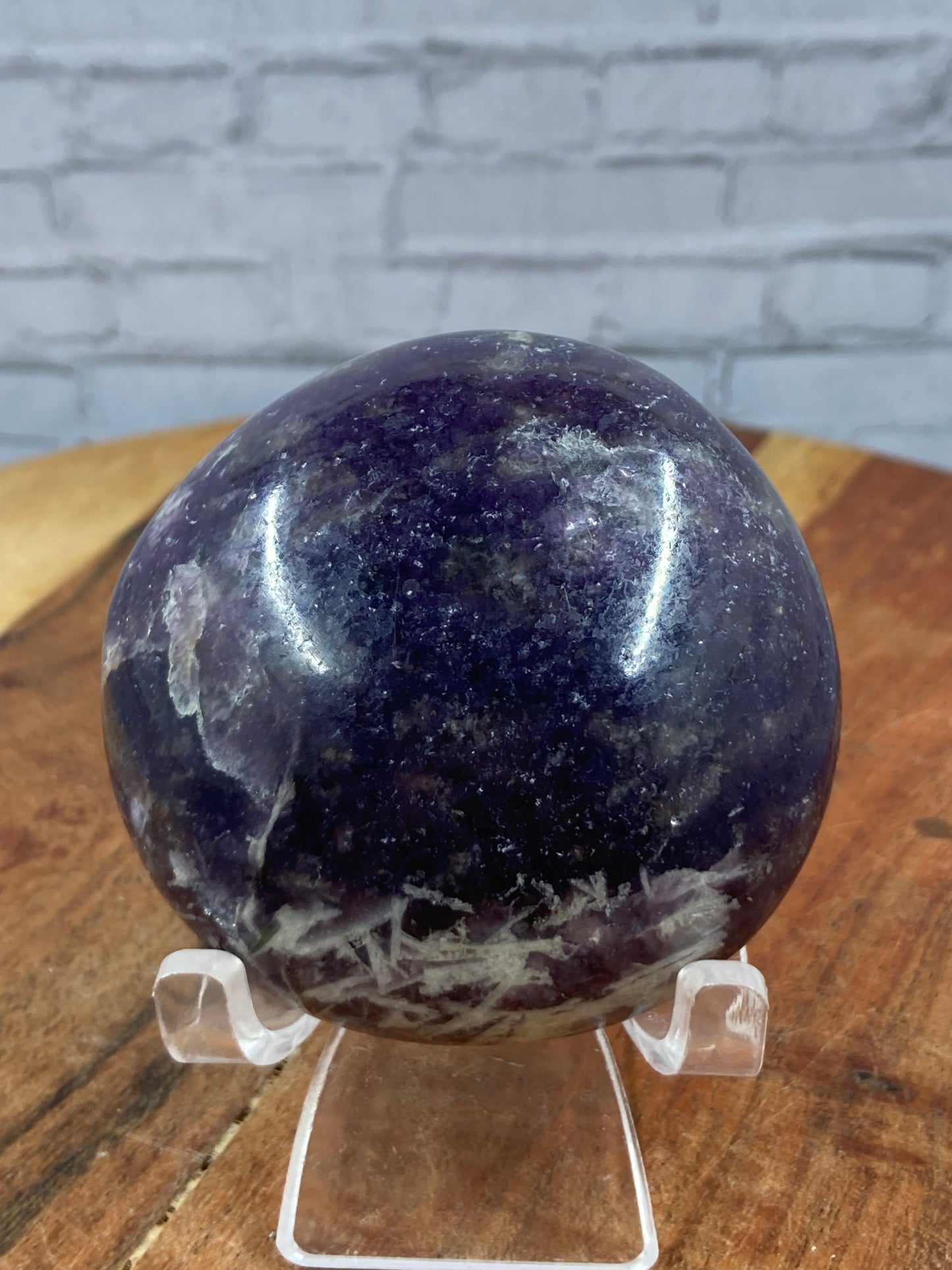 Lepidolite Palm Stone