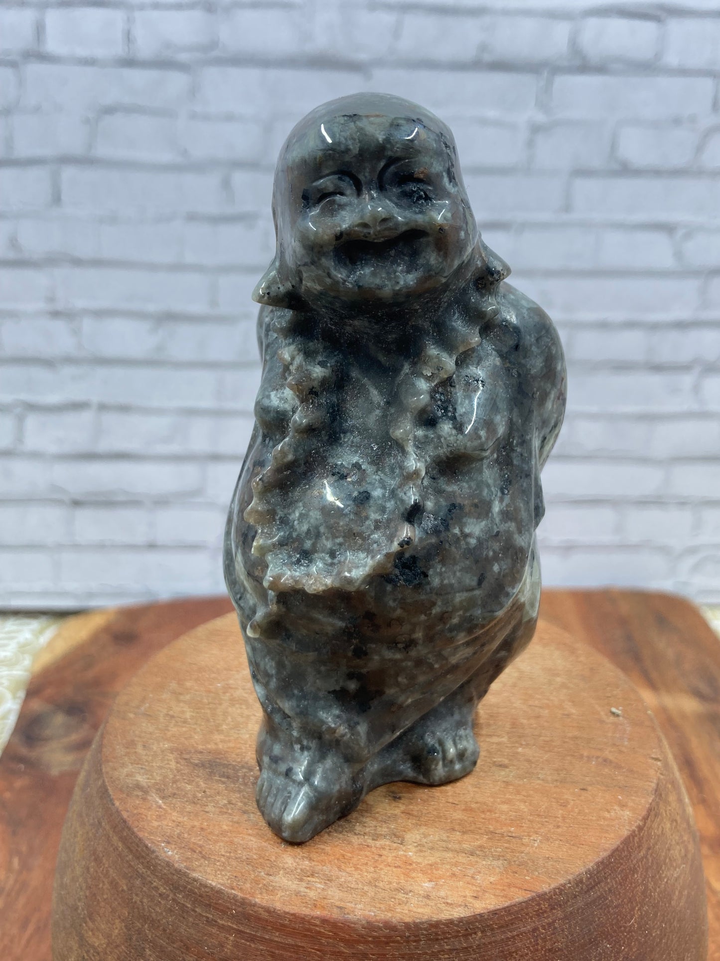 Larvikite Buddha