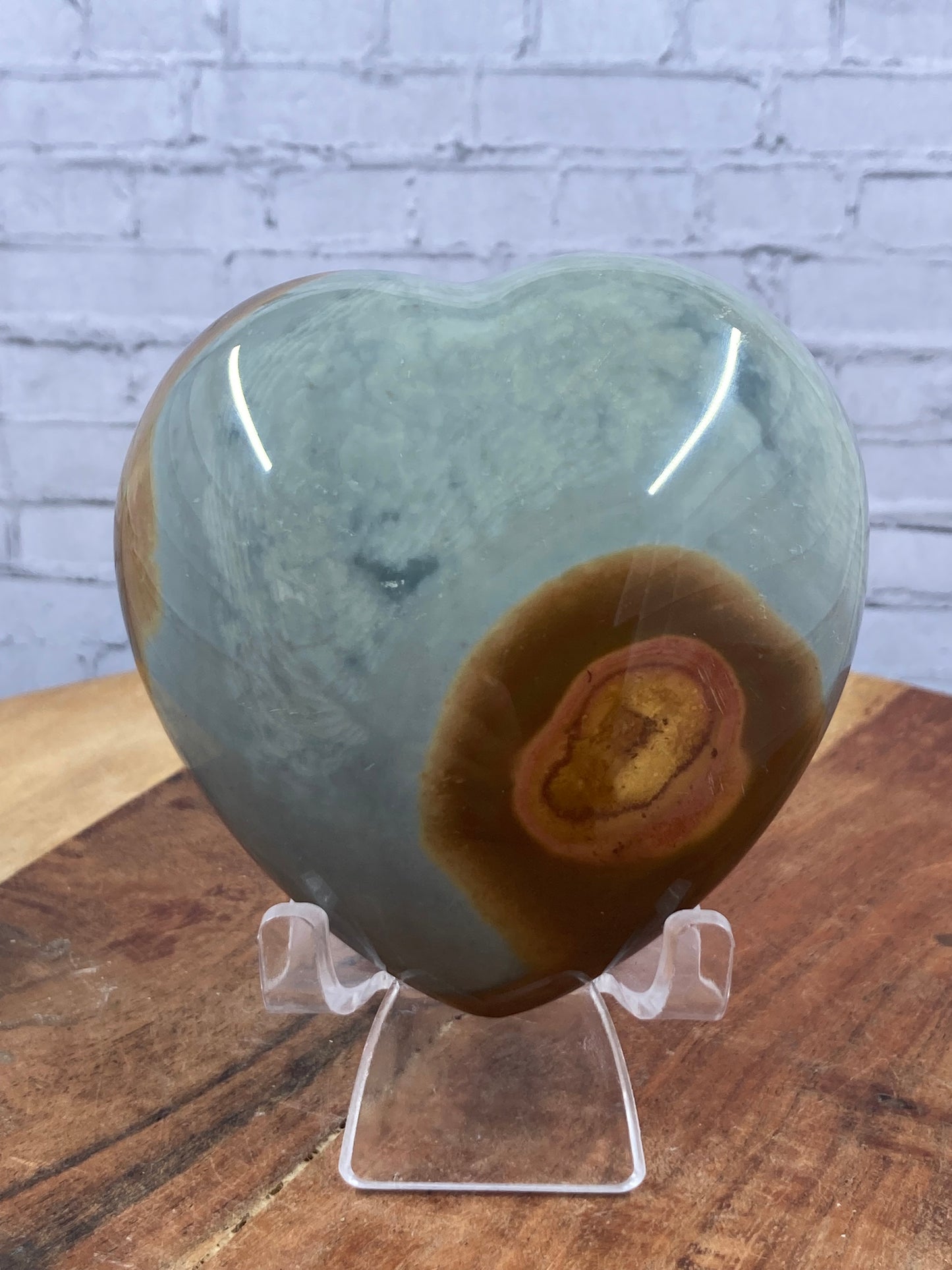 Polychrome Jasper Heart