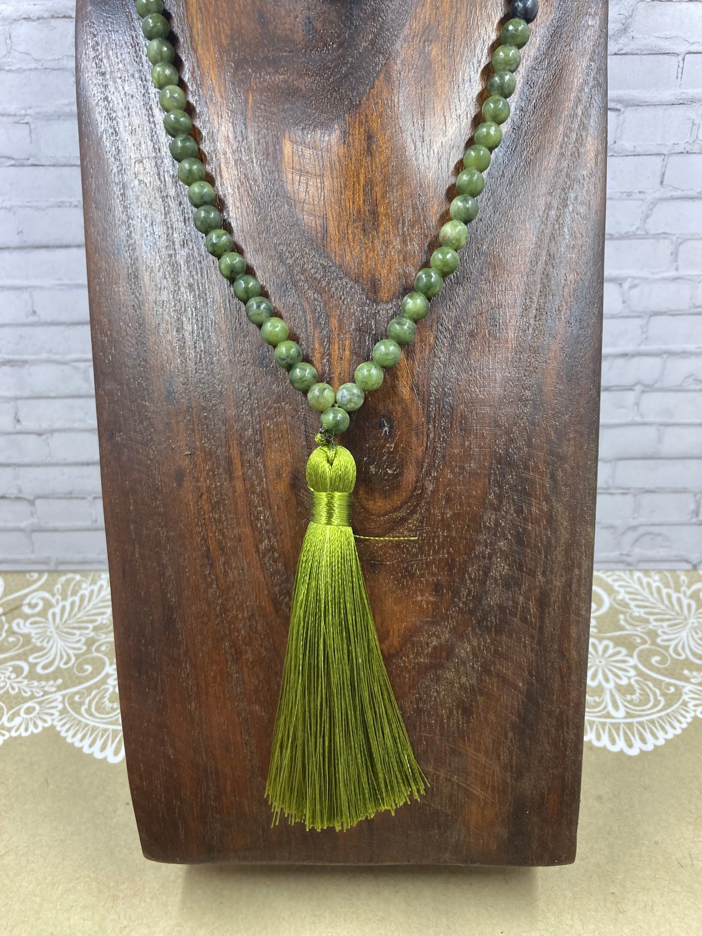 Jade Mala Necklace