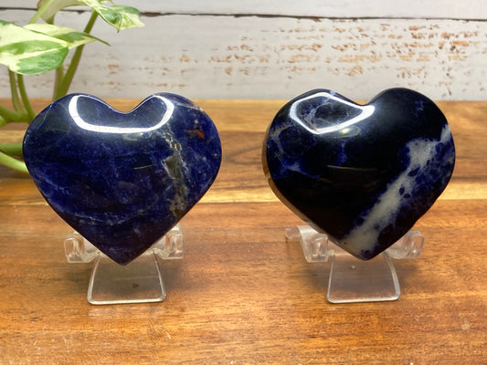 Sunset Sodalite Heart