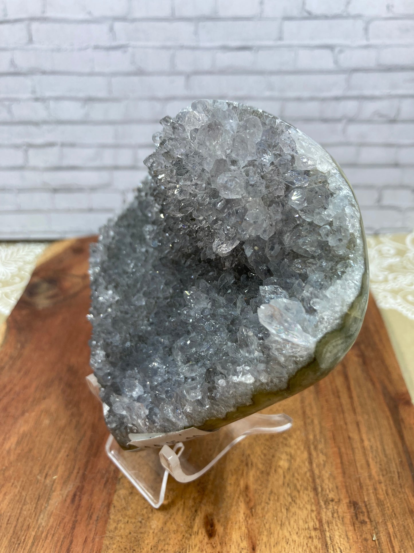 Black Amethyst Heart