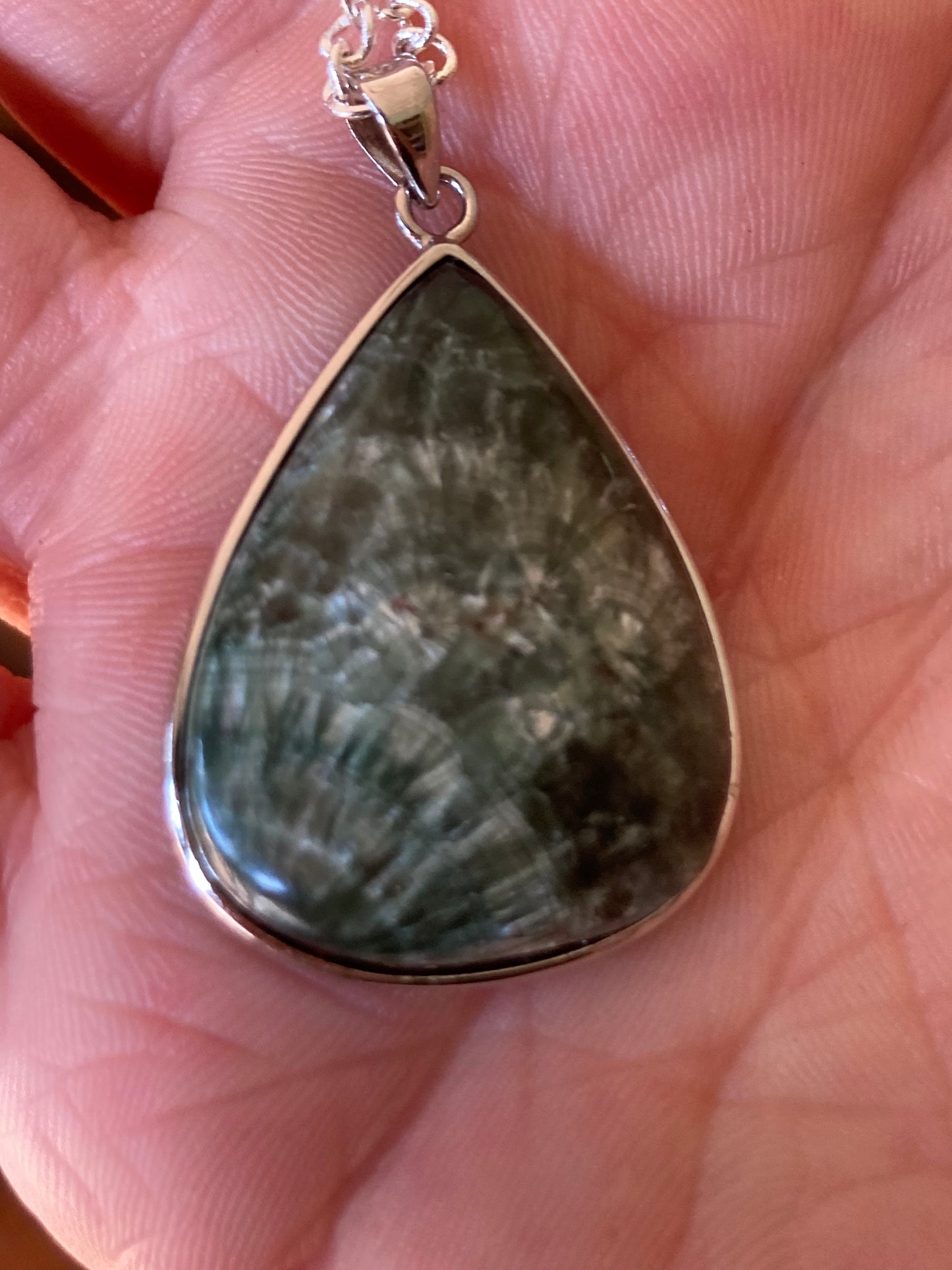 Seraphinite Pendant