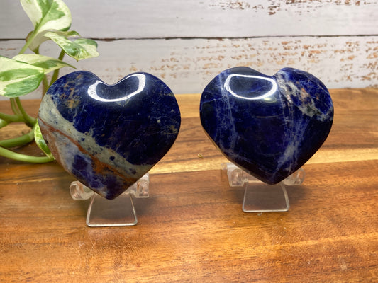 Sunset Sodalite Heart