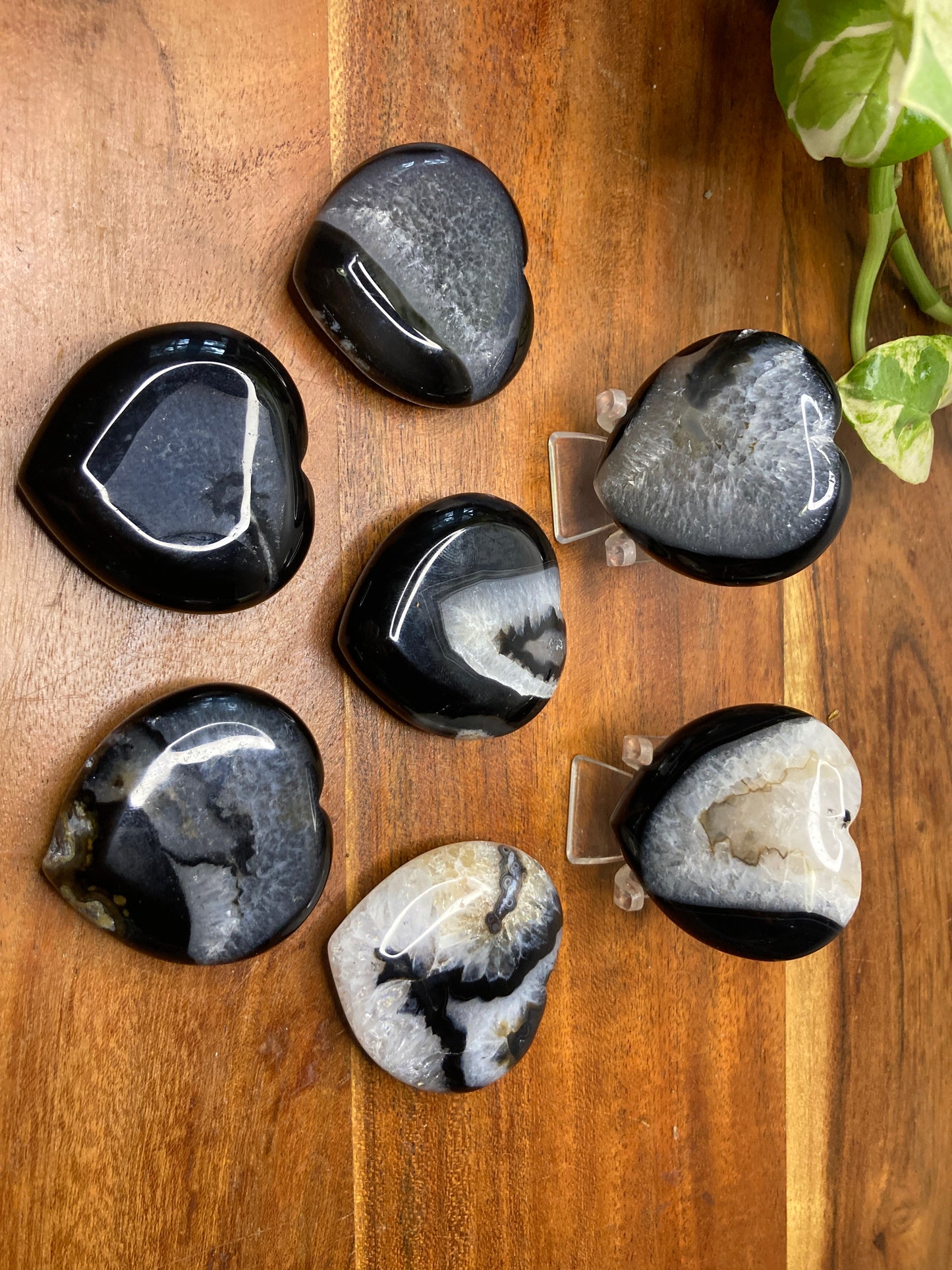 Black Sardonyx Heart