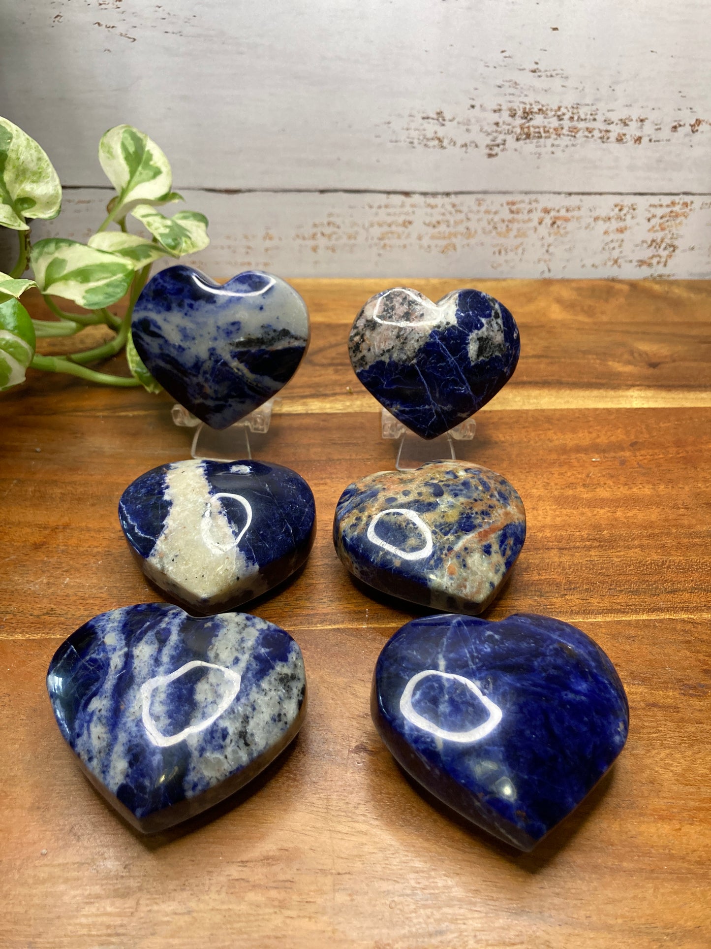 Sunset Sodalite Heart