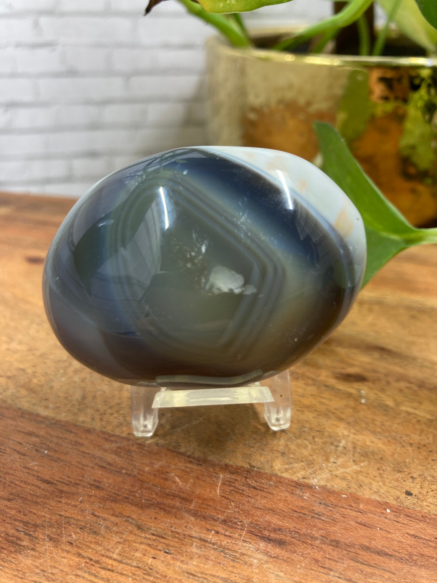 Orca Agate Palmstone