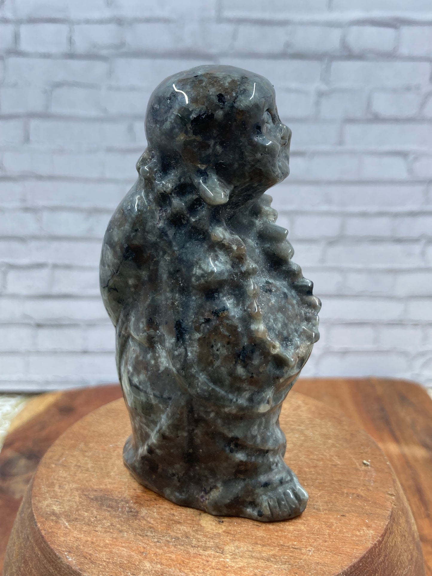 Larvikite Buddha