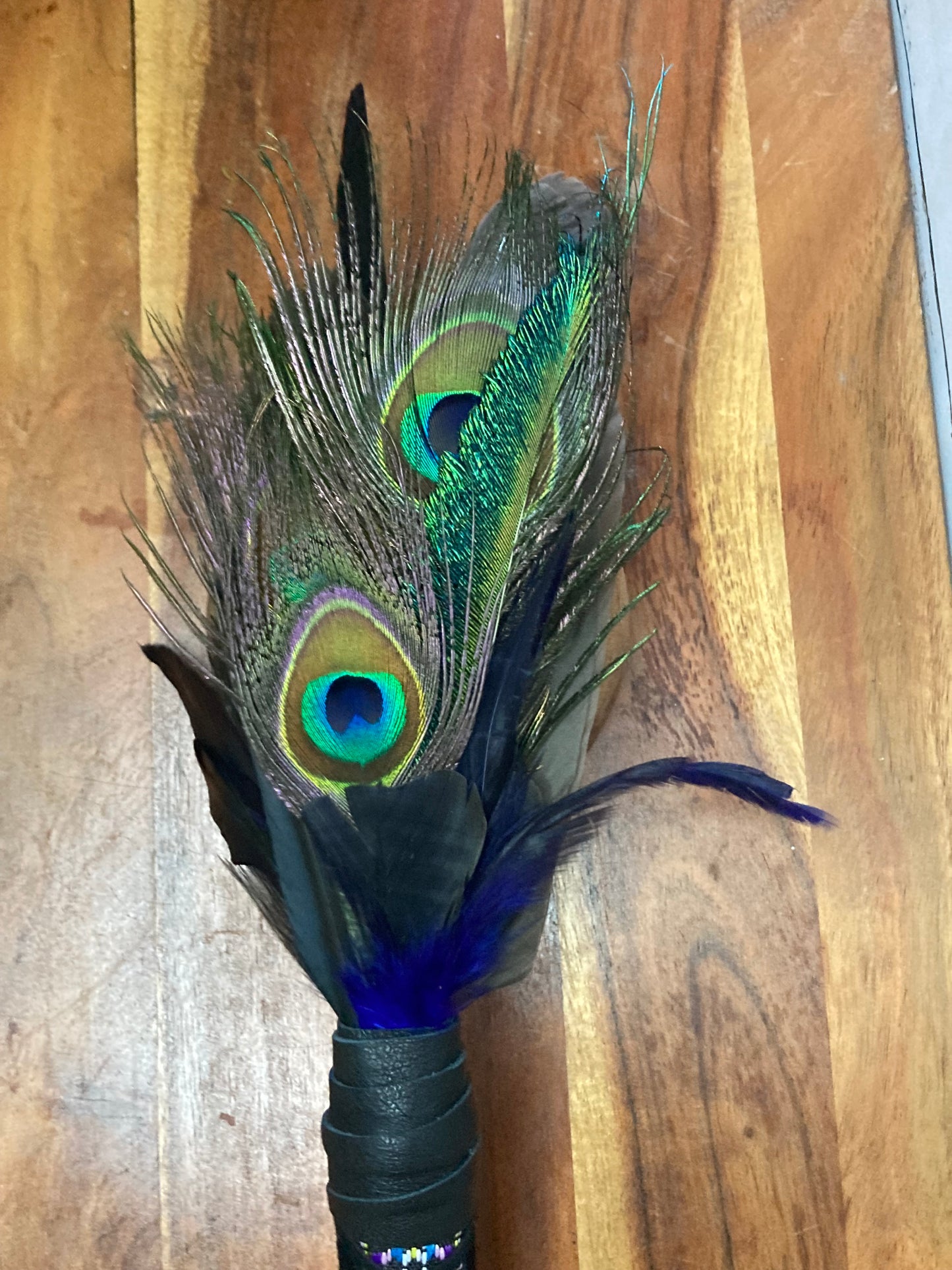 Peacock Smudging Fan