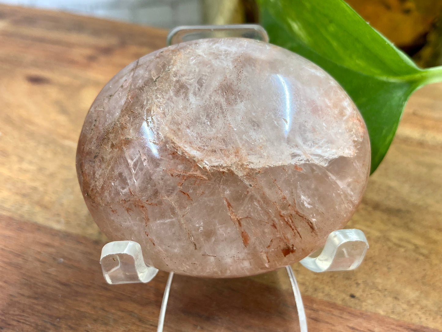 Fire Quartz Palmstone