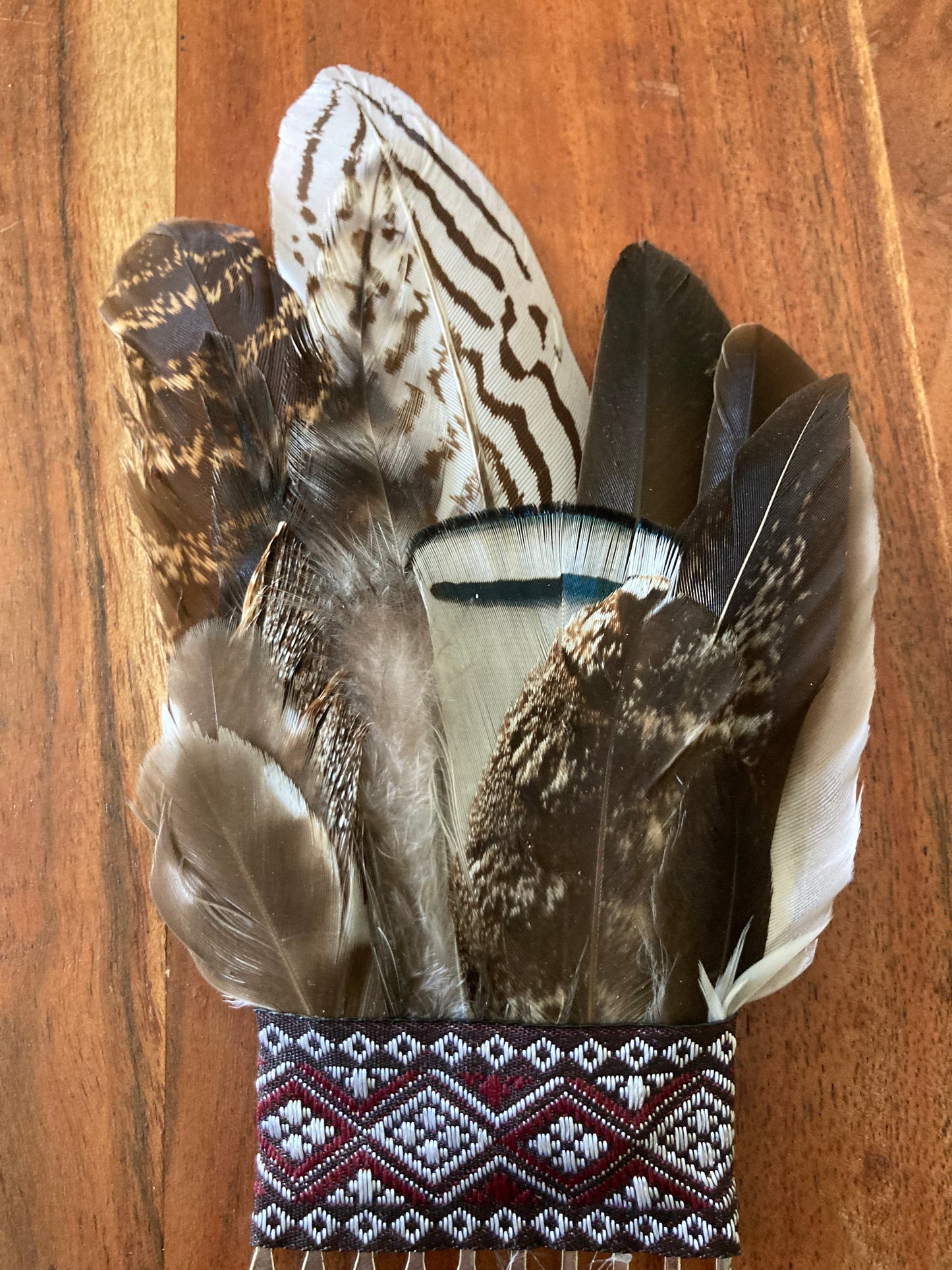 Feathered Hair Comb