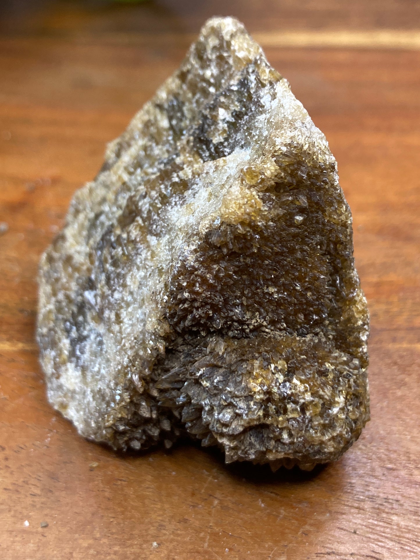 Amber Dogtooth Calcite
