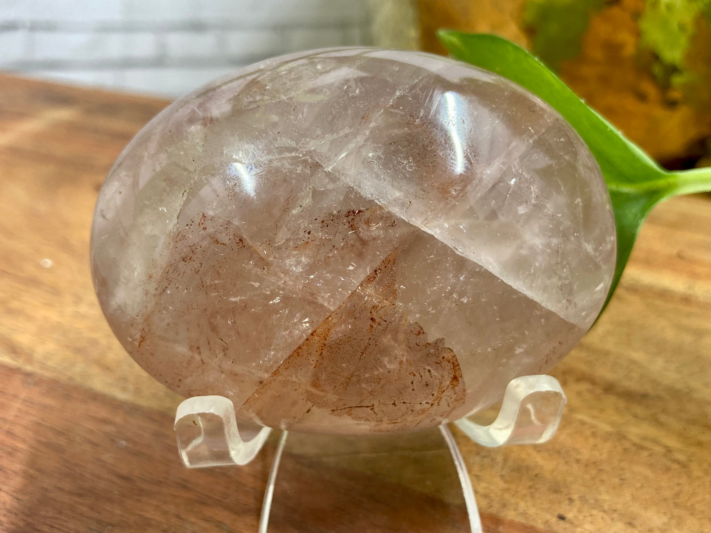 Fire Quartz Palmstone