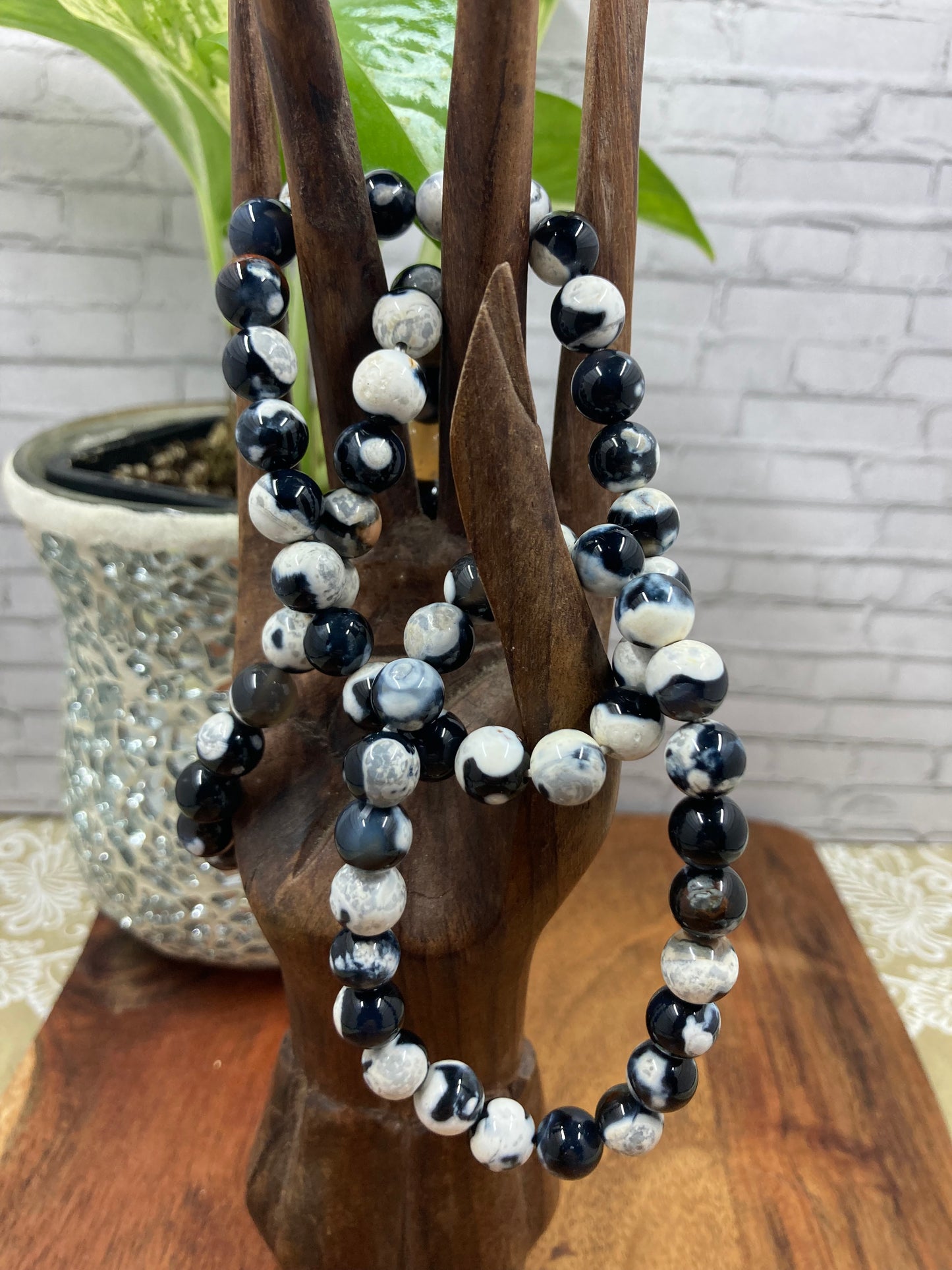 Orca Agate Bracelet