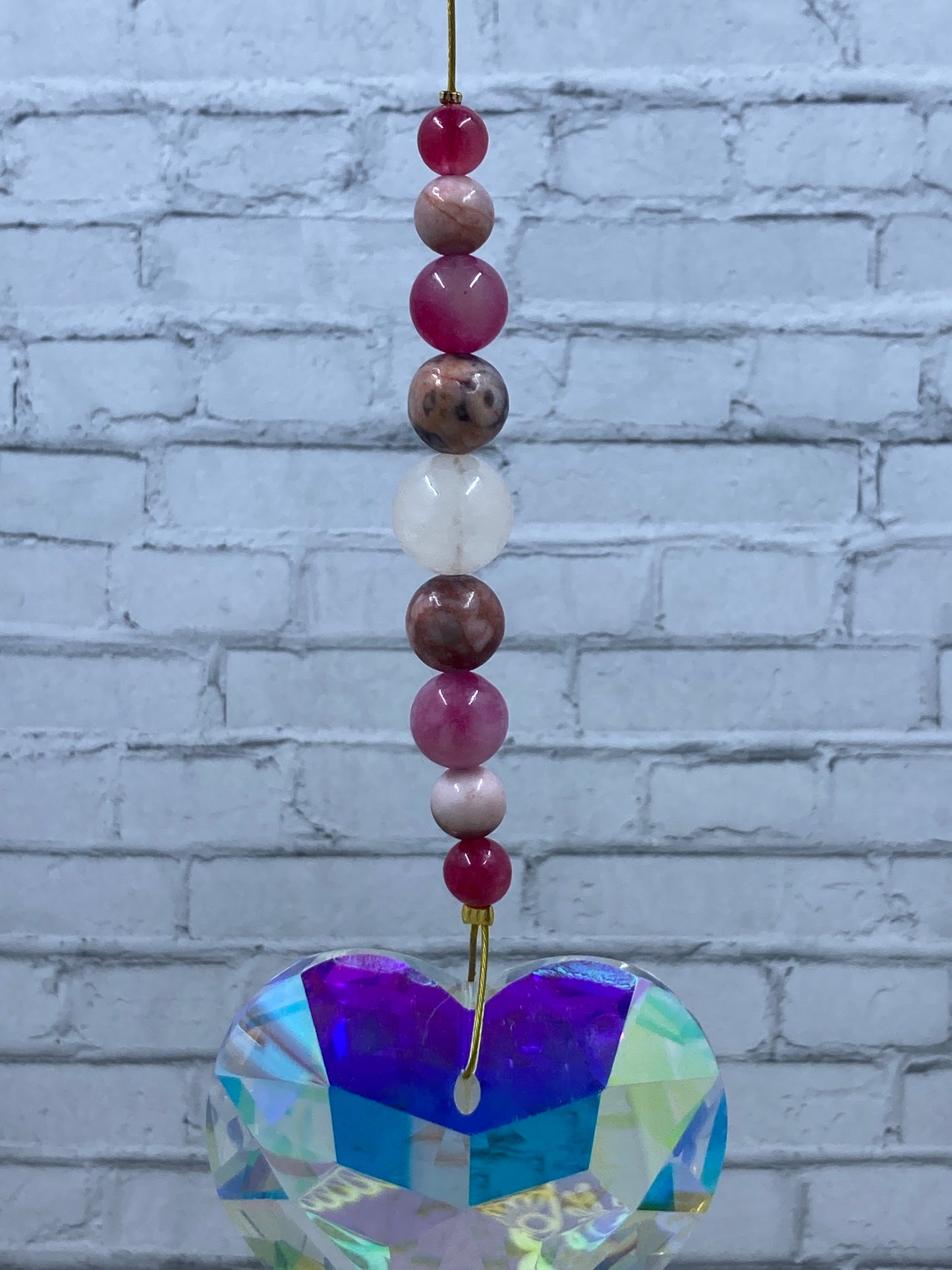 Heart Suncatcher Prism Hanger
