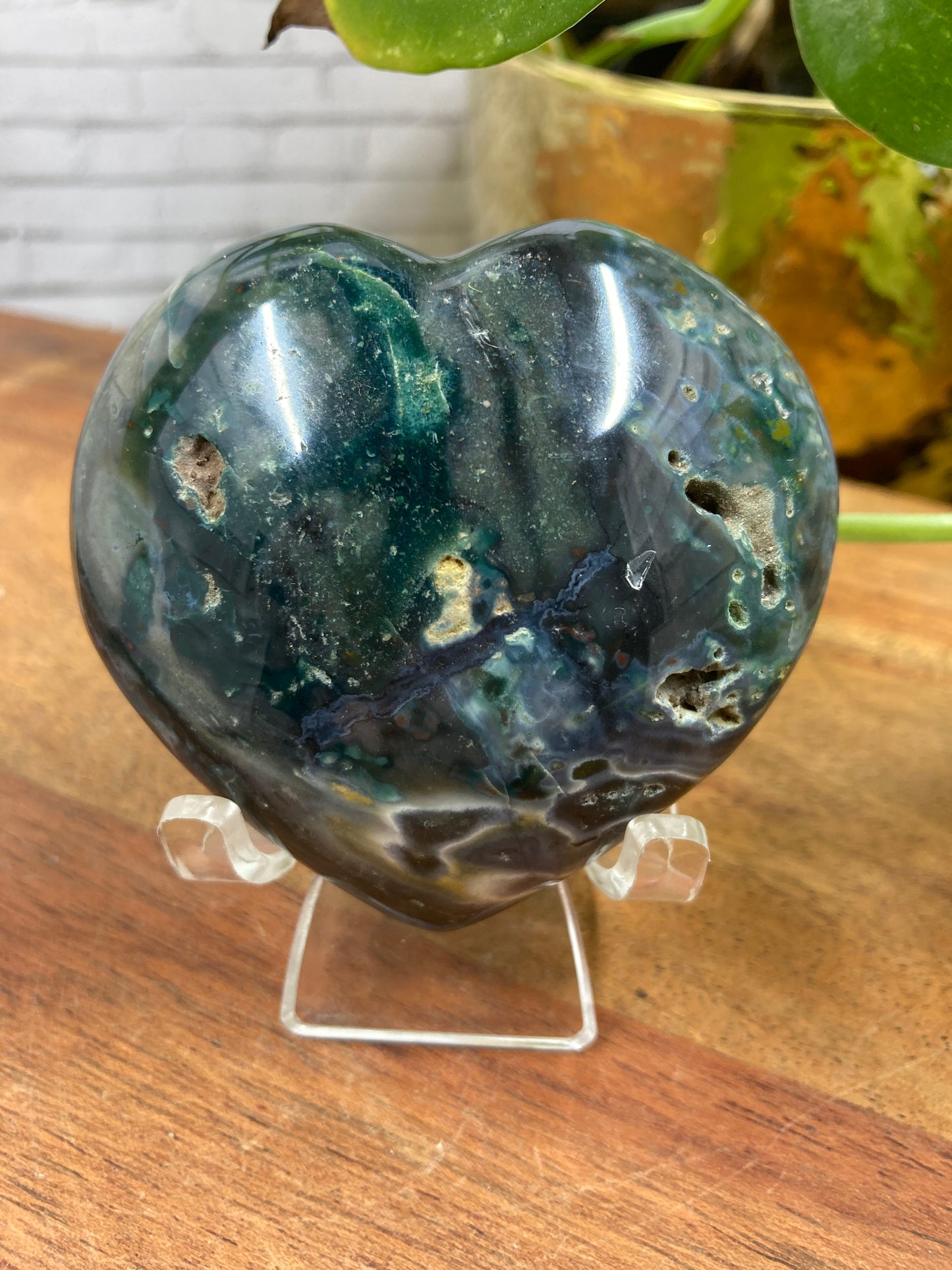 Ocean Jasper Heart