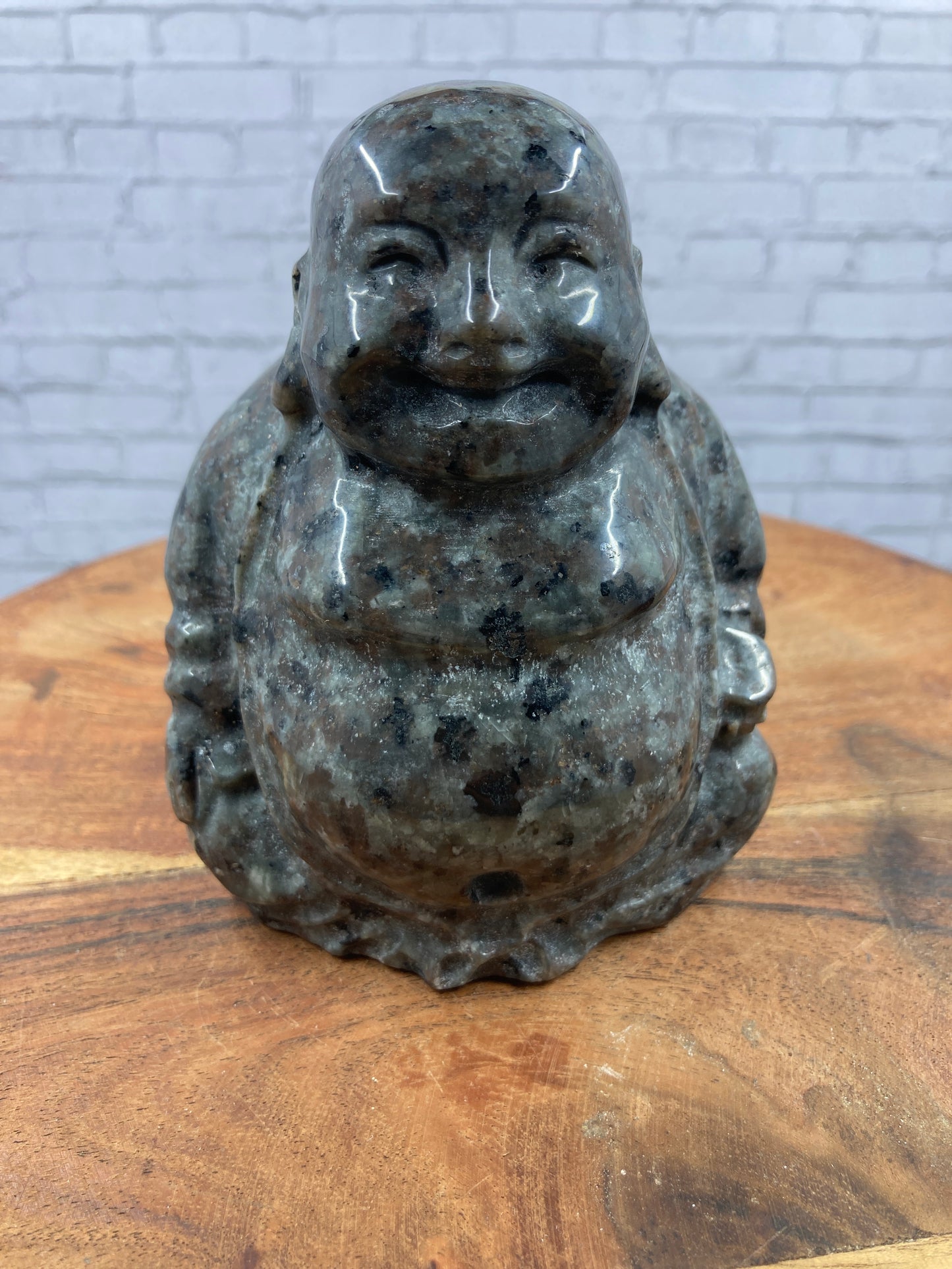Larvikite Buddha