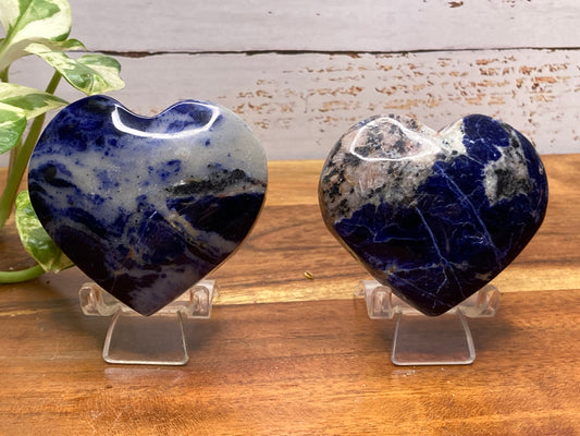 Sunset Sodalite Heart