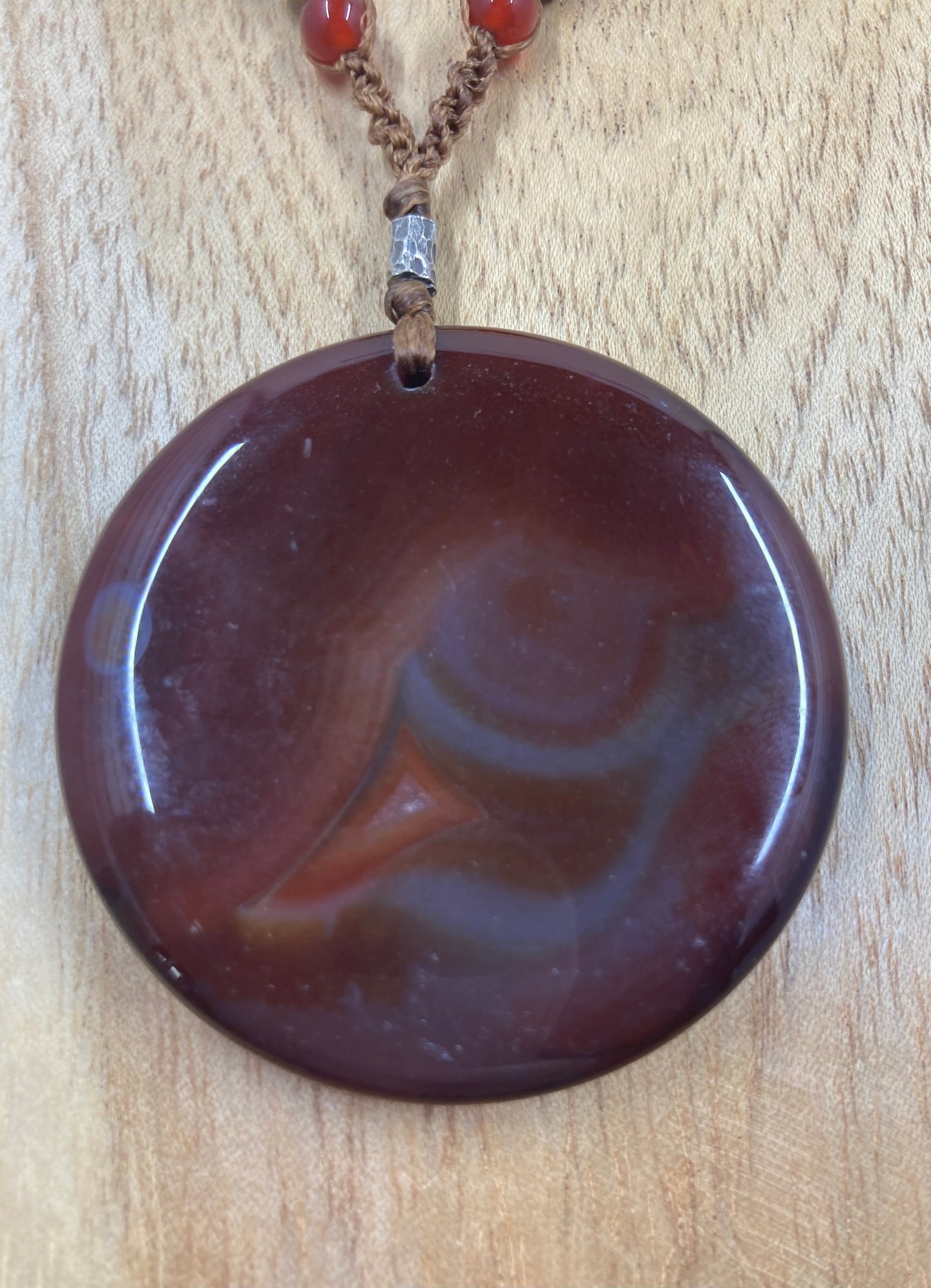 Carnelian Crystal macrame jewellery