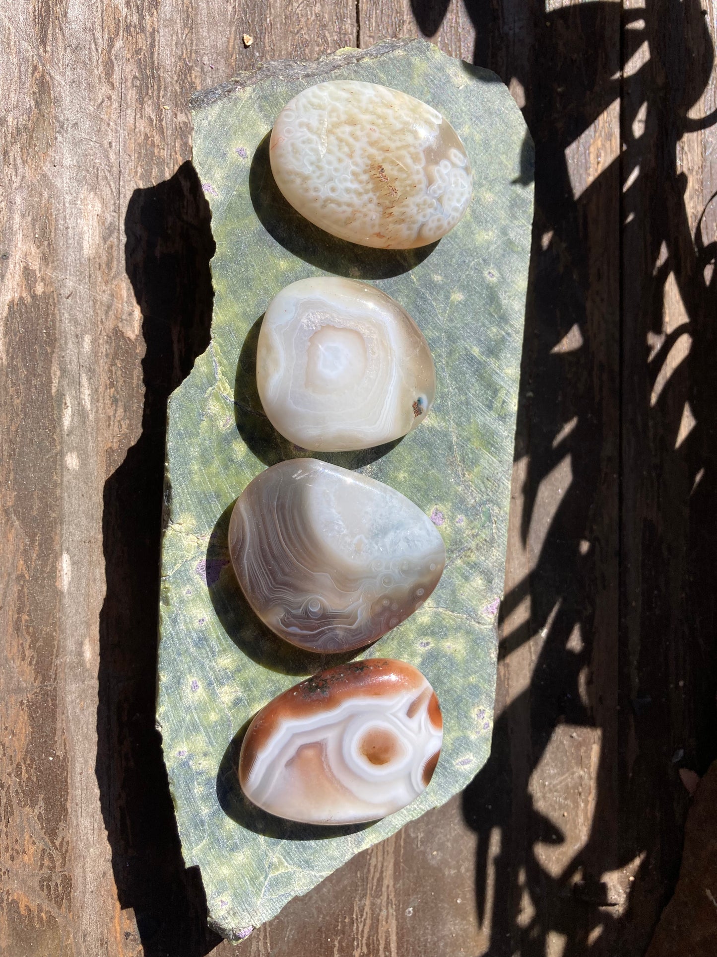 Botswana Agate Flat Stones