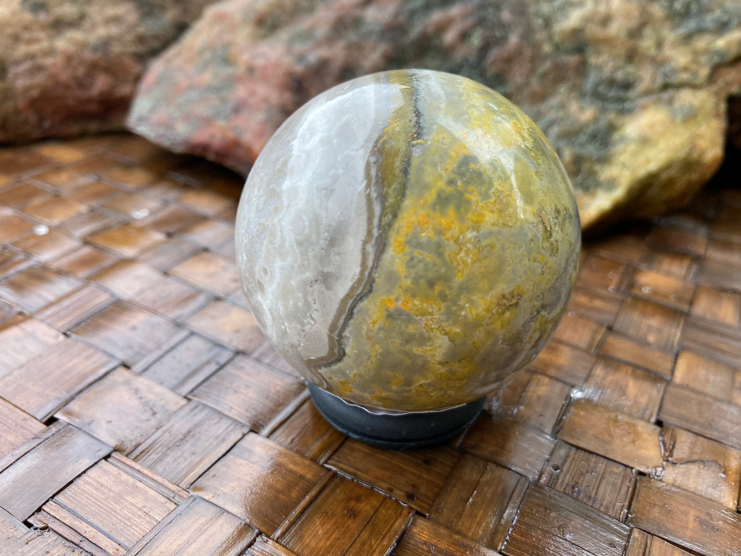 Bumblebee Jasper Sphere