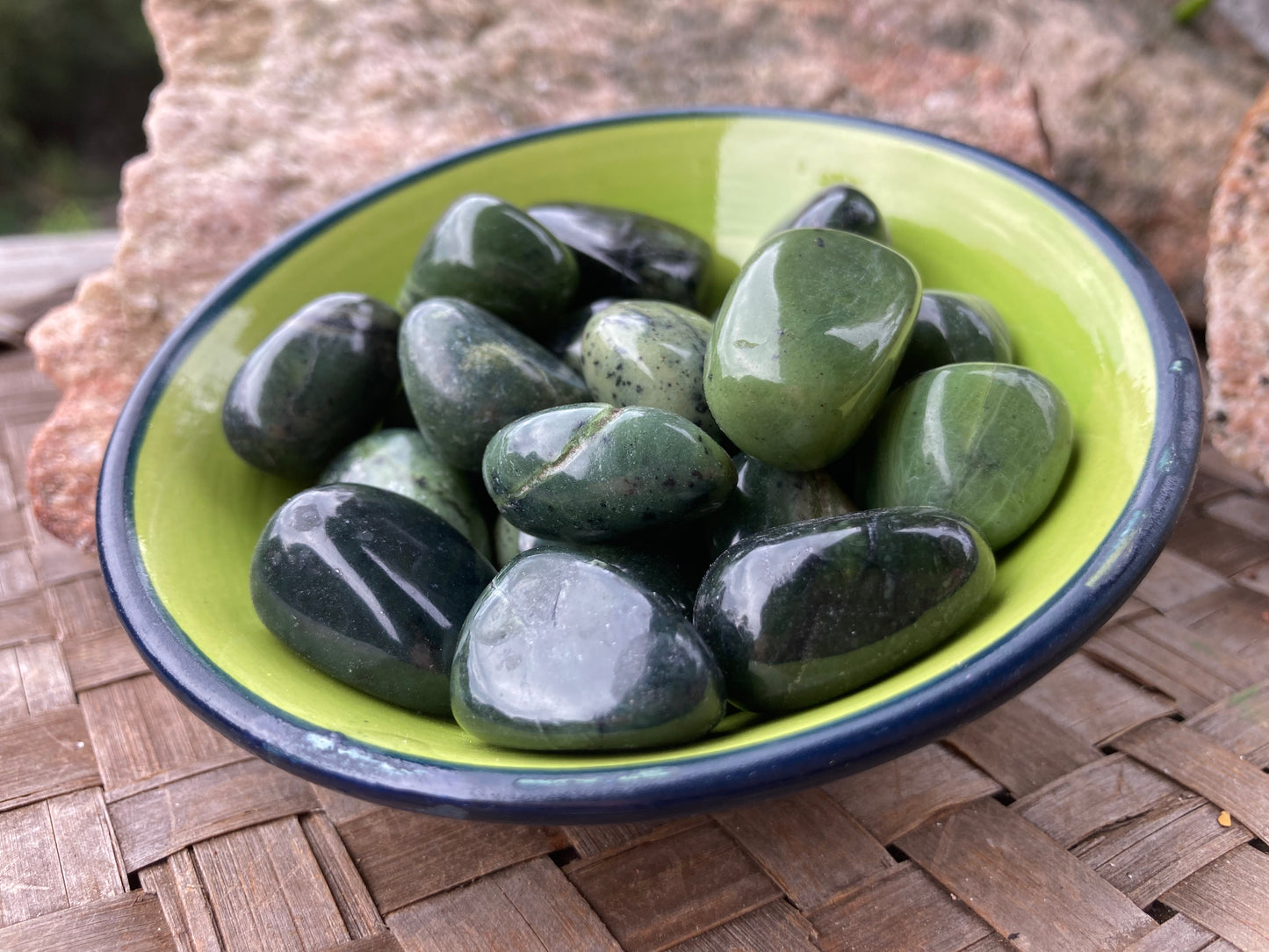 Canadian Jade Tumbled Stone