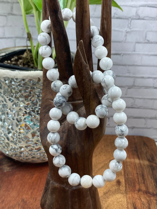 White Howlite Bracelet