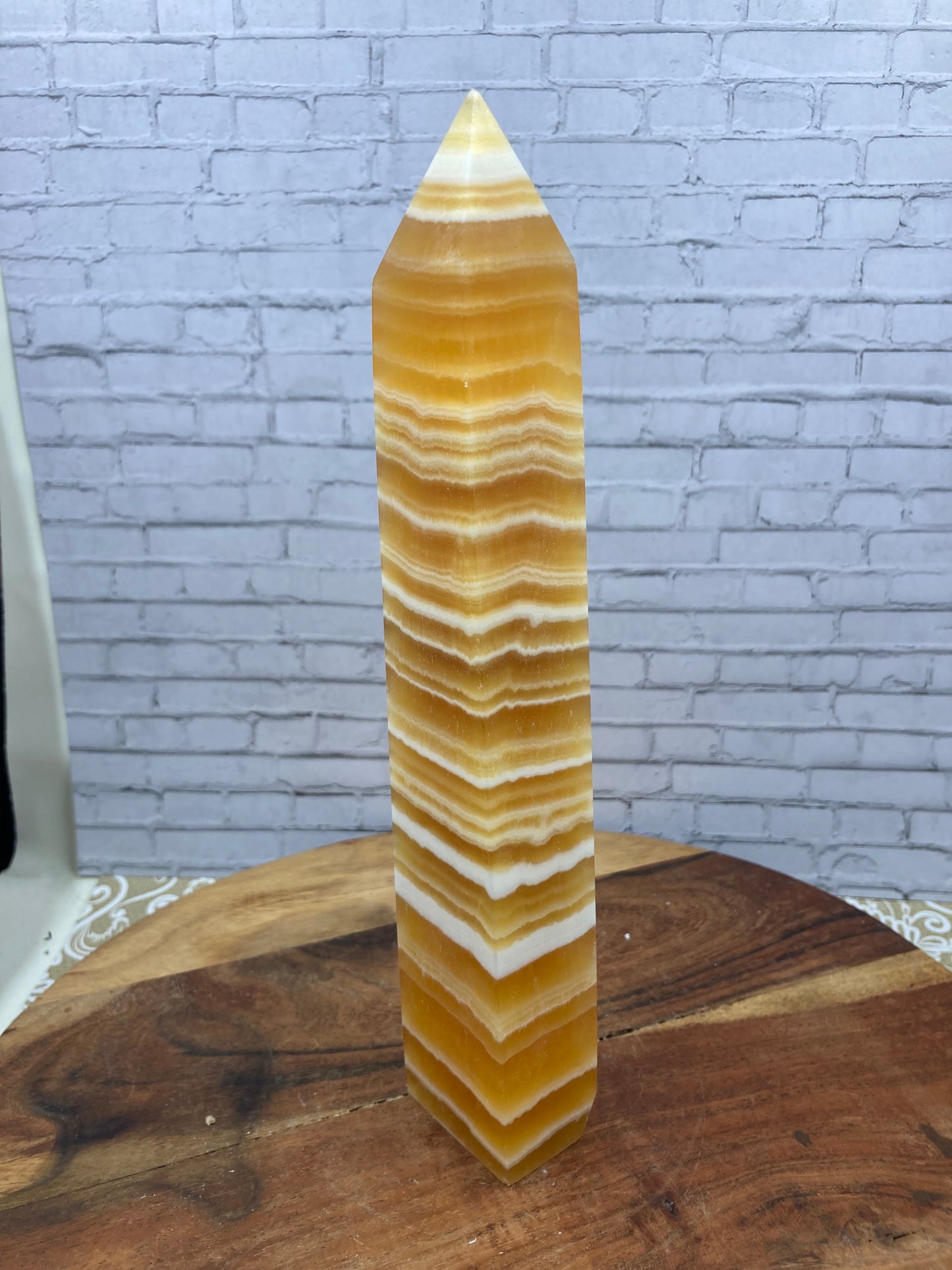 Orange Calcite Tower