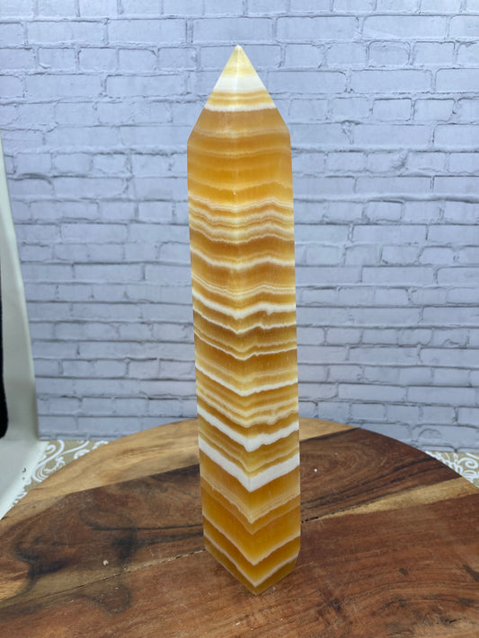 Orange Calcite Tower