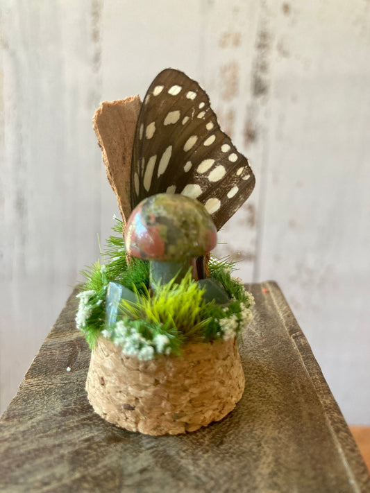 Unakite Mushroom terrarium