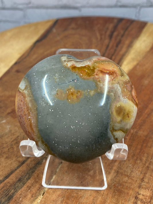 Polychrome Jasper Heart