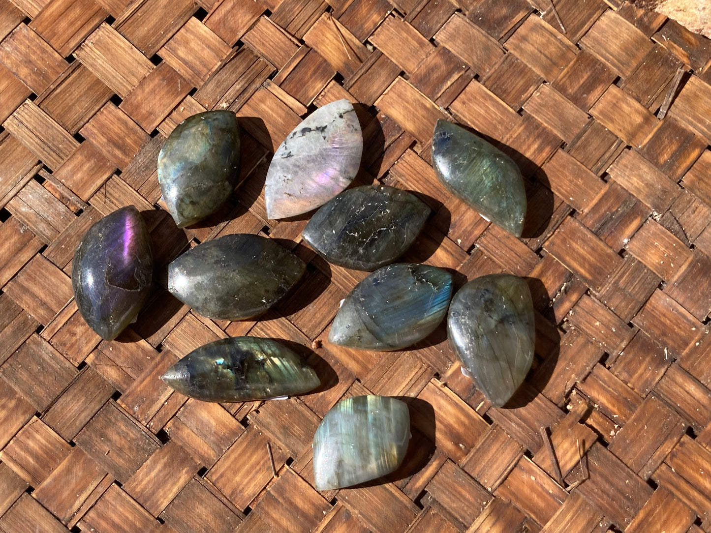 Labradorite cabochons