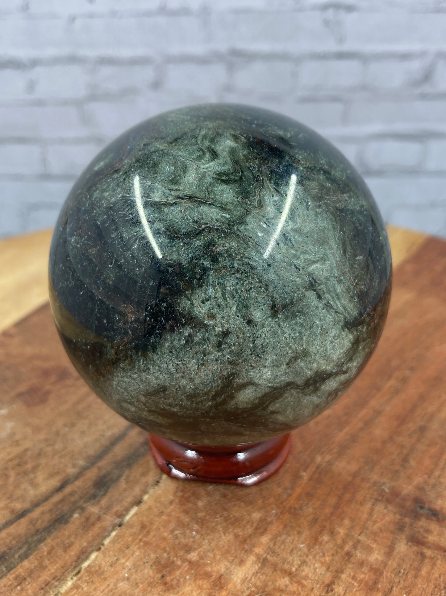 Green Tourmaline Sphere