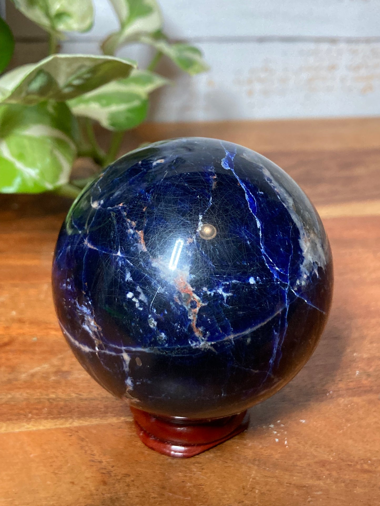 Sunset Sodalite Sphere