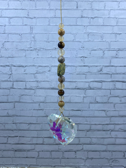 Heart Suncatcher Prism Hanger