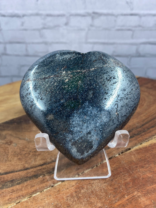 Hematite Heart