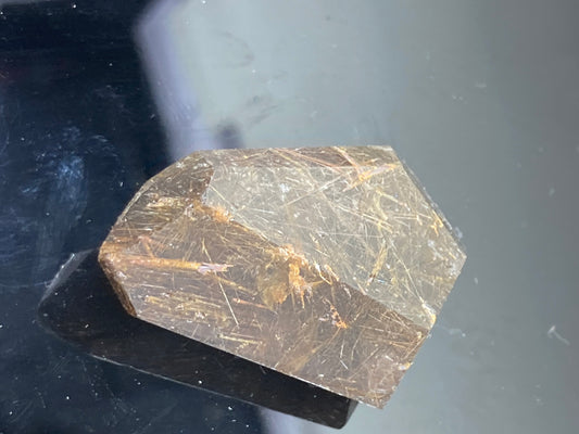 Copper Rutile in Smokey Quartz