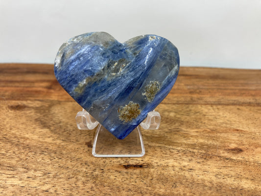 Blue Kyanite Heart