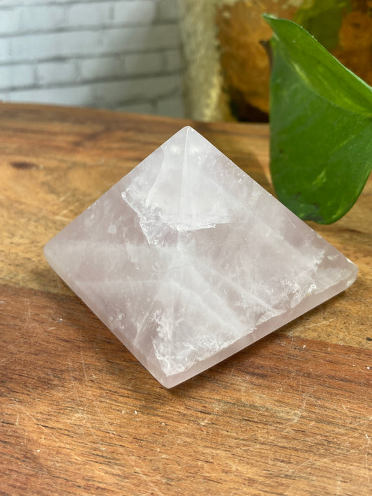 Rose Quartz Pyramid