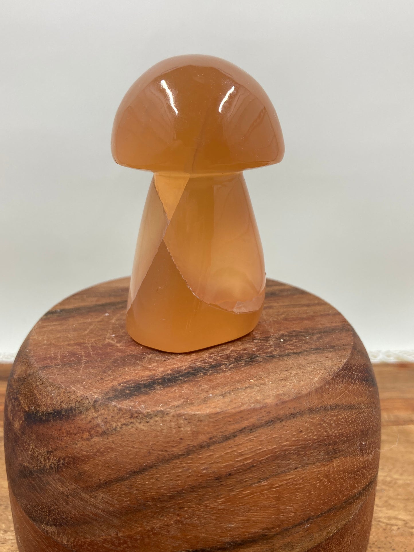 Honey Calcite Mushrooms